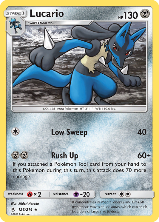 Lucario - 126/214 - Unbroken Bonds