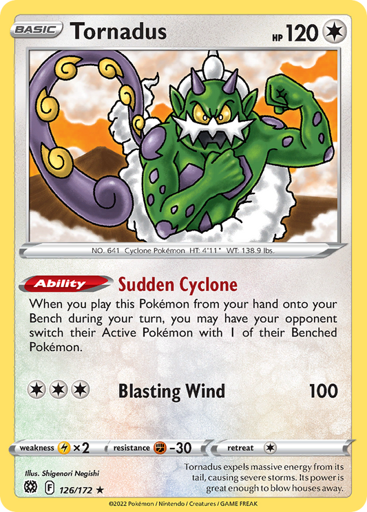 Tornadus - 126/172 - Brilliant Stars