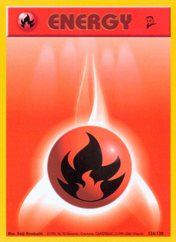 Fire Energy - 126/130 - Base Set 2