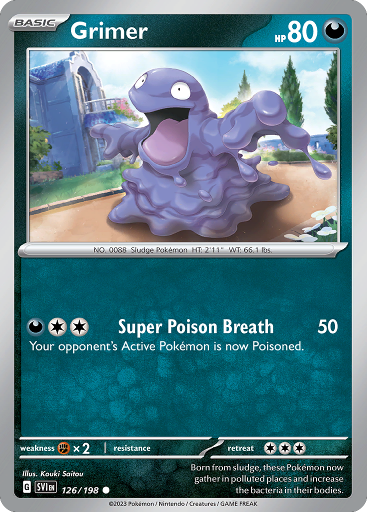 Grimer - 126/198 - Scarlet & Violet