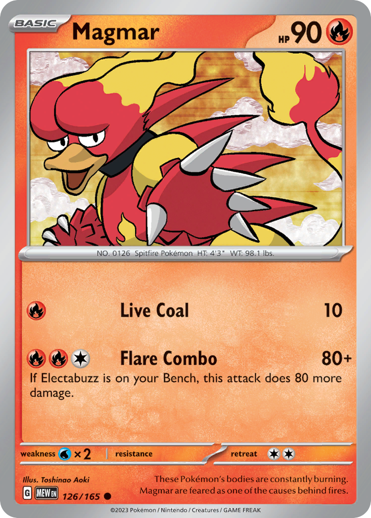 Magmar - 126/165 - 151