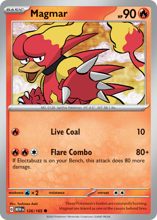 Magmar - 126/165 - 151