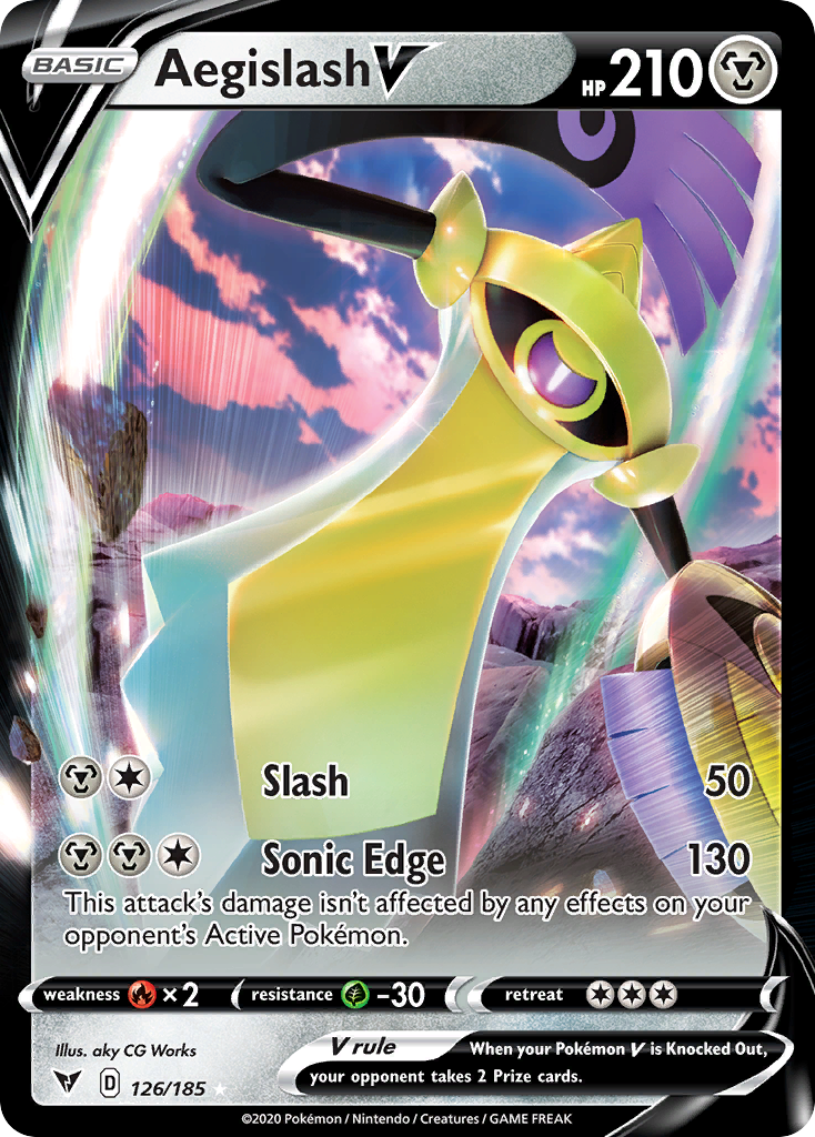 Aegislash V - 126/185 - Vivid Voltage