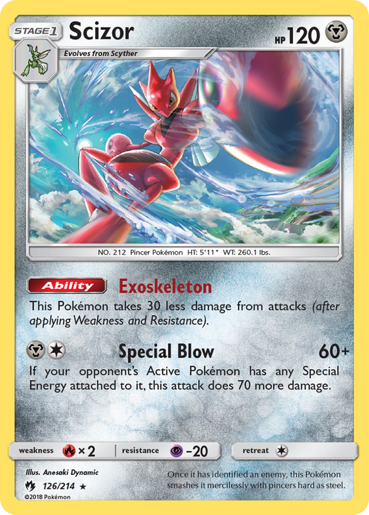 Scizor - 126/214 - Lost Thunder