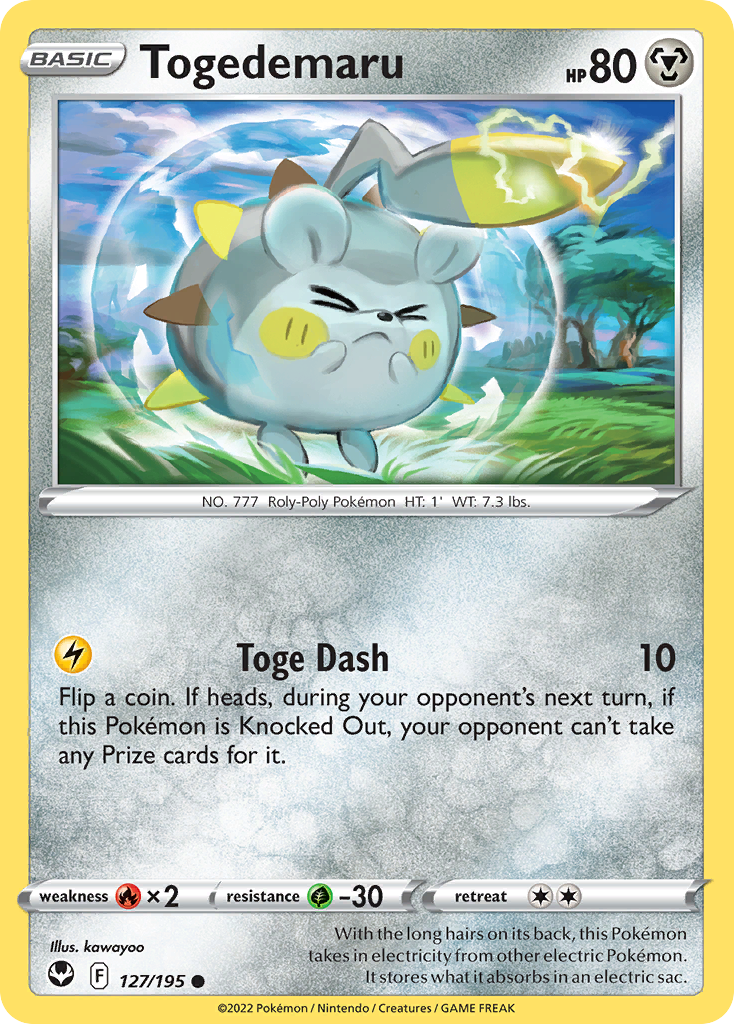 Togedemaru - 127/195 - Silver Tempest