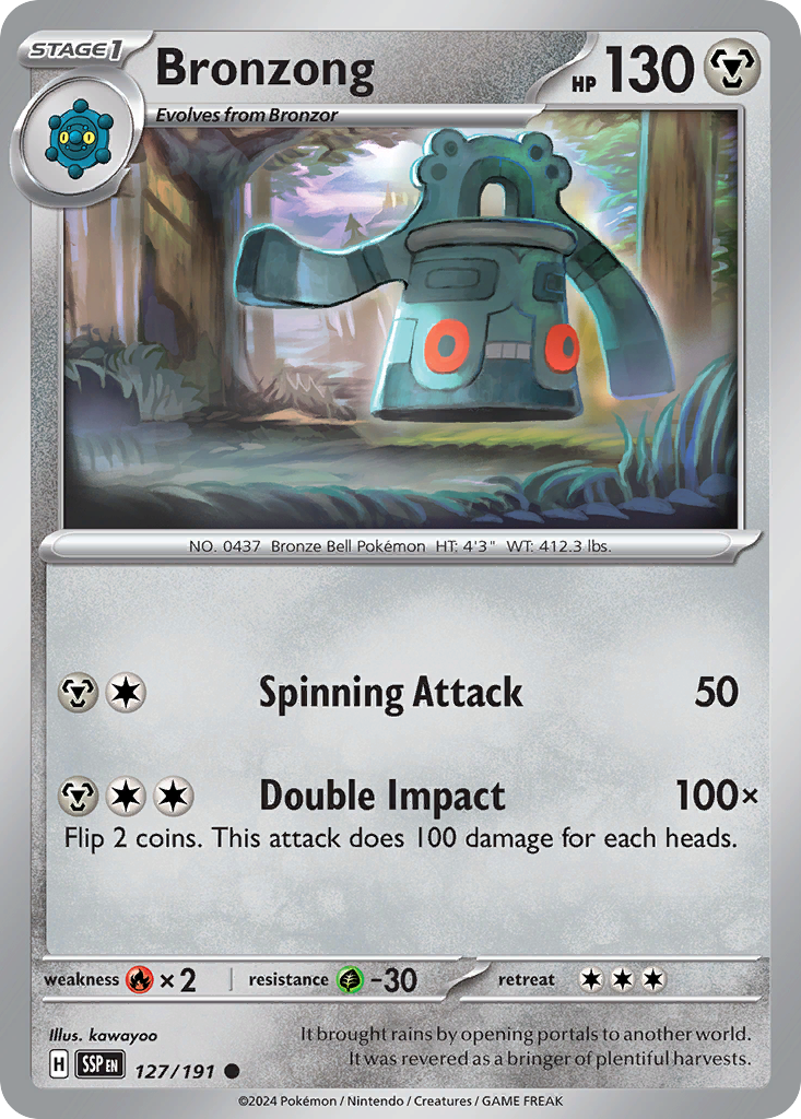 Bronzong - 127/191 - Surging Sparks