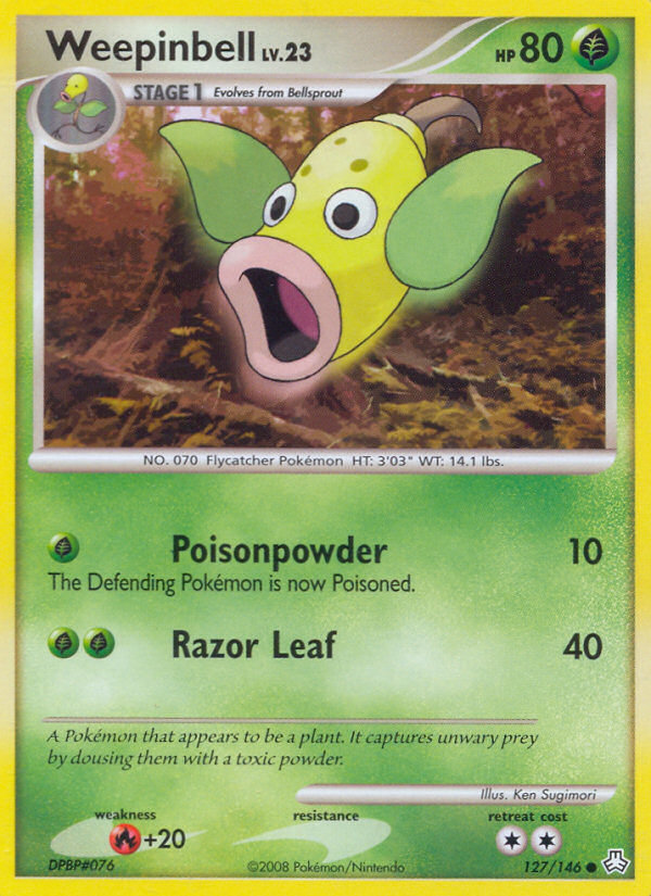 Weepinbell - 127/146 - Legends Awakened