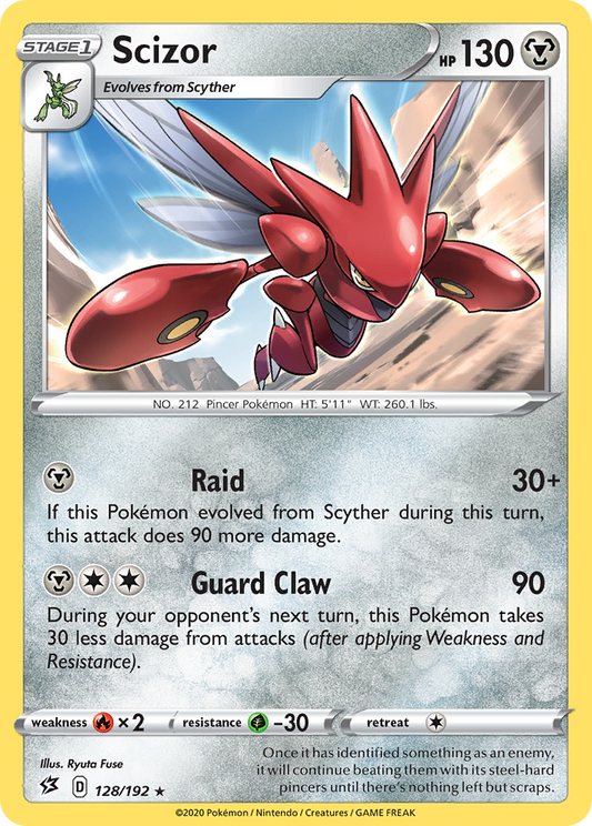 Scizor - 128/192 - Rebel Clash