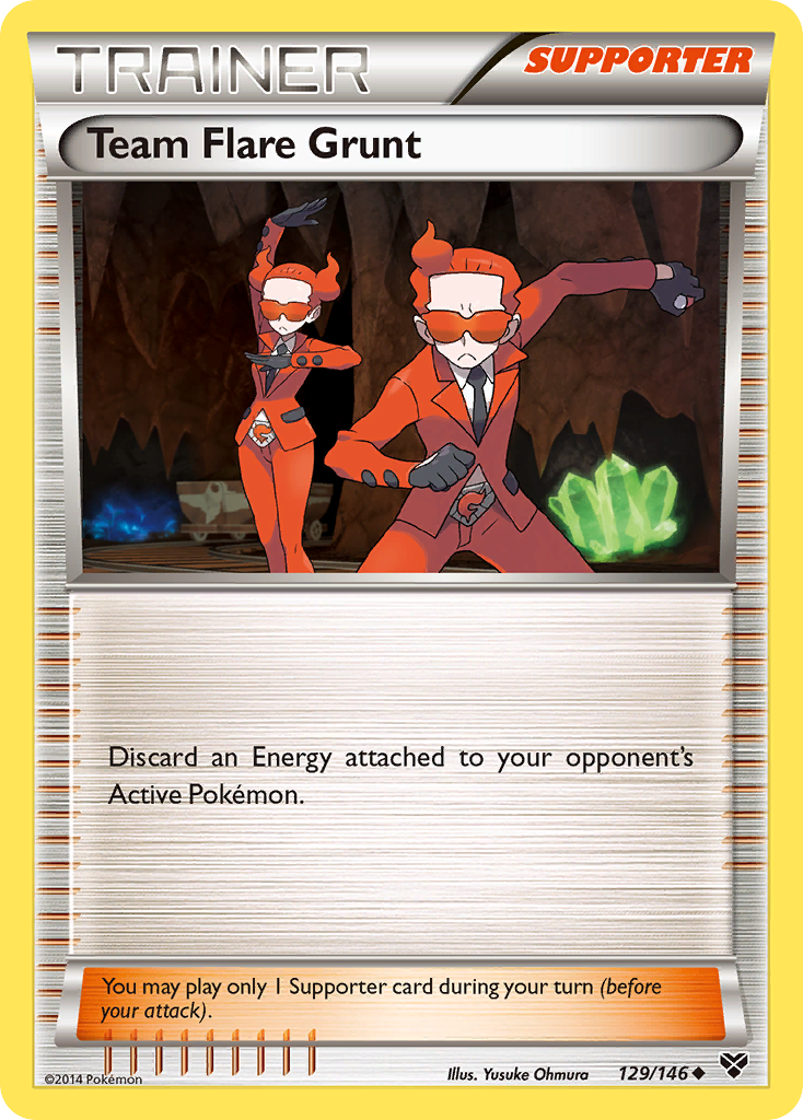 Team Flare Grunt - 129/146 - XY