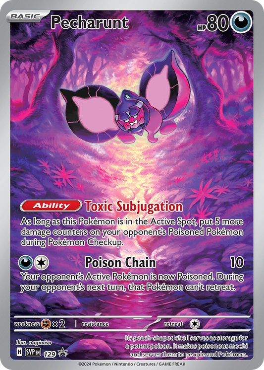 Pecharunt - 129/165 - Scarlet & Violet Black Star Promos