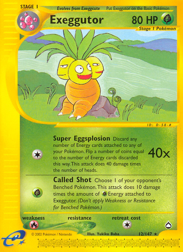 Exeggutor - 012/147 - Aquapolis