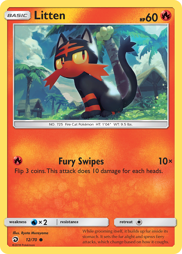 Litten - 12/70 - Dragon Majesty