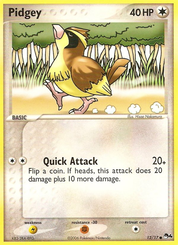 Pidgey - 12/17 - POP Series 4