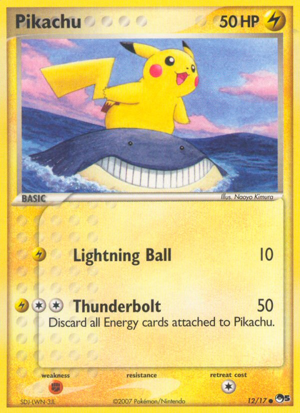 Pikachu - 12/17 - POP Series 5