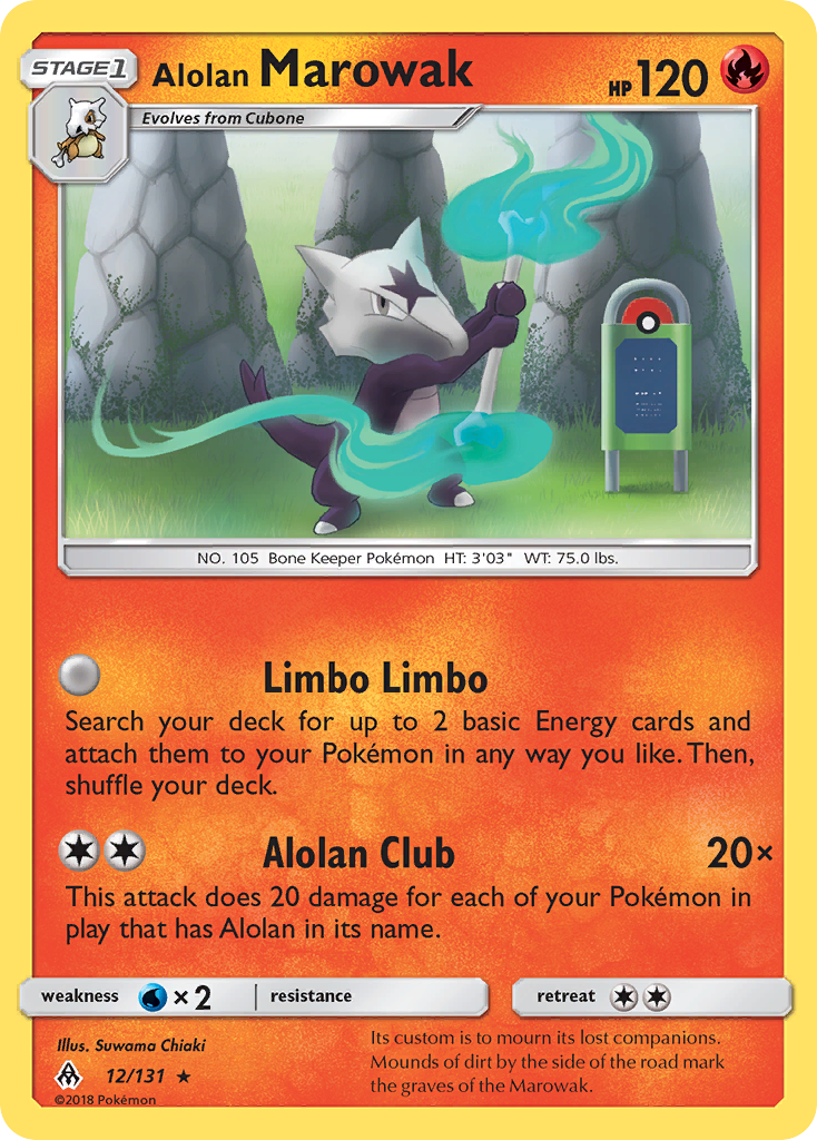 Alolan Marowak - 012/131 - Forbidden Light