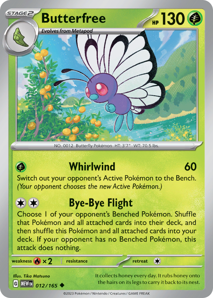 Butterfree - 012/165 - 151