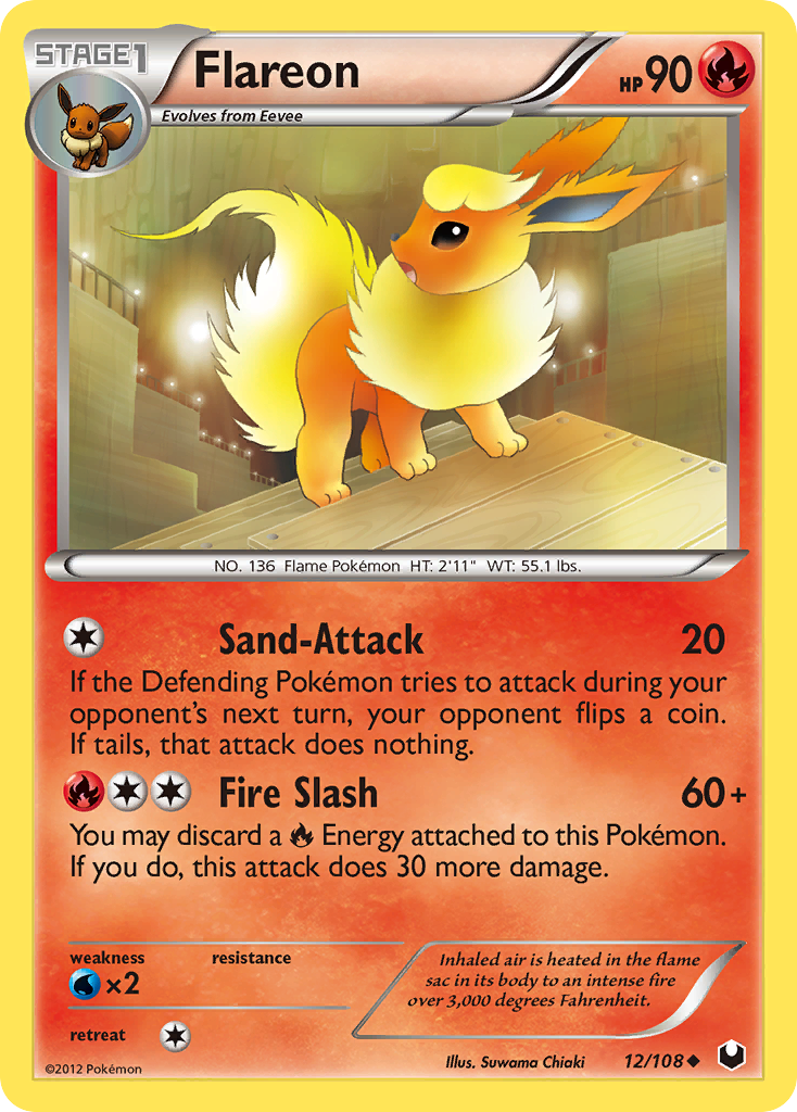 Flareon - 012/108 - Dark Explorers