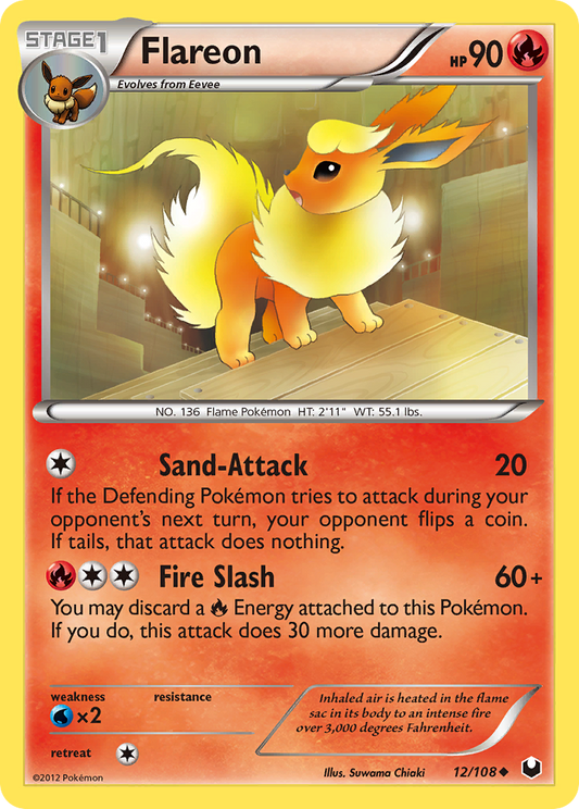 Flareon - 012/108 - Dark Explorers