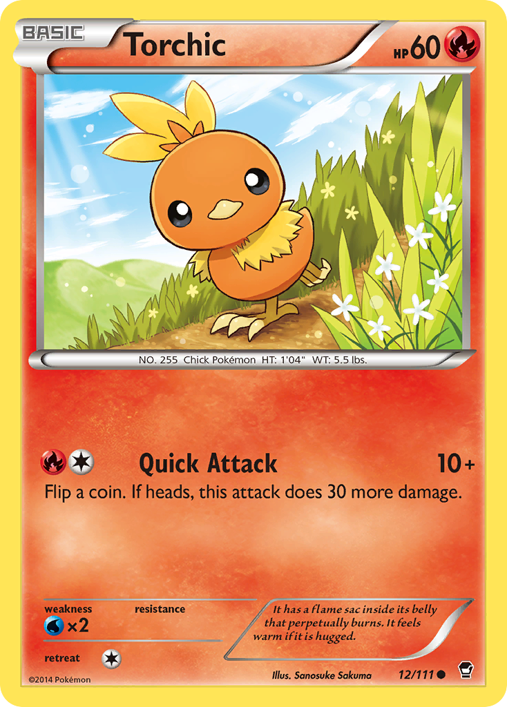 Torchic - 012/111 - Furious Fists