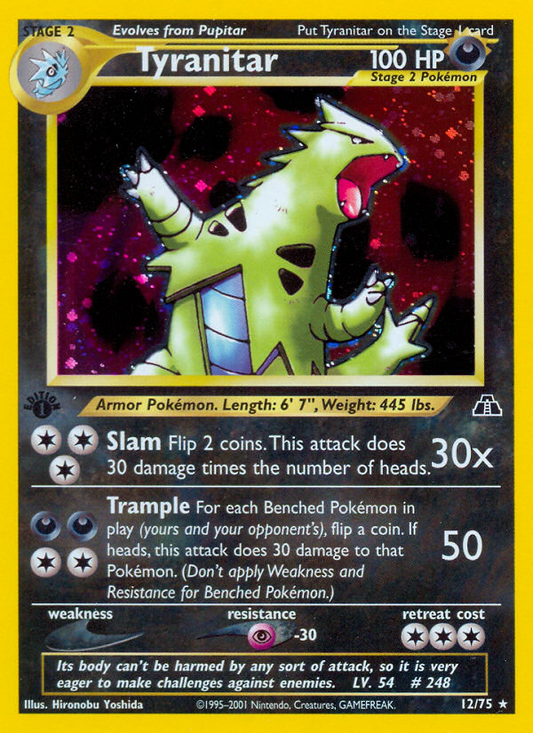 Tyranitar - 12/75 - Neo Discovery