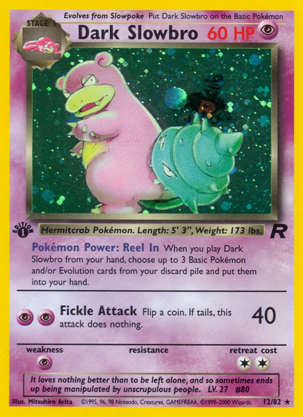 Dark Slowbro - 12/82 - Team Rocket