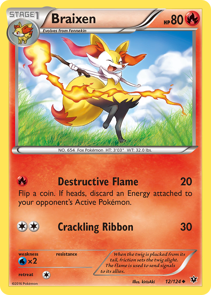 Braixen - 012/124 - Fates Collide