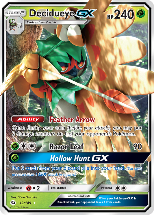 Decidueye-GX - 012/149 - Sun & Moon