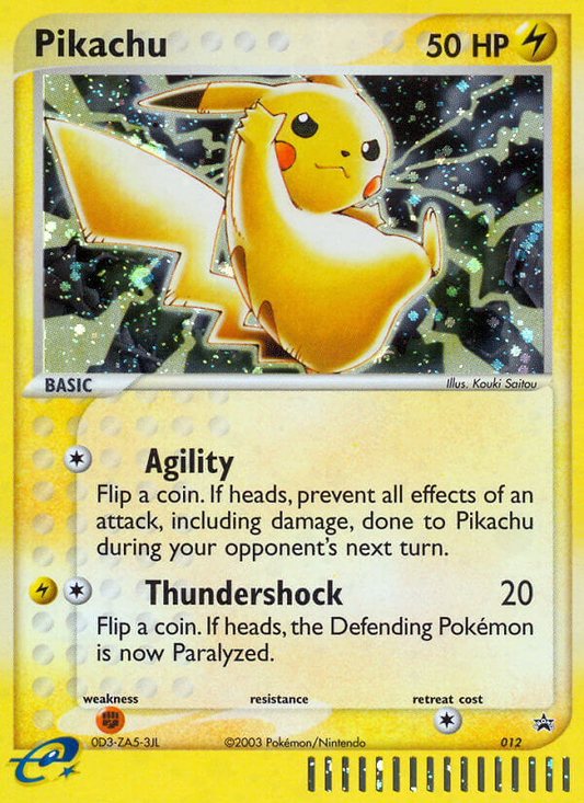 Pikachu - 12/40 - Nintendo Black Star Promos