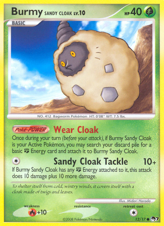 Burmy Sandy Cloak - 12/17 - POP Series 7