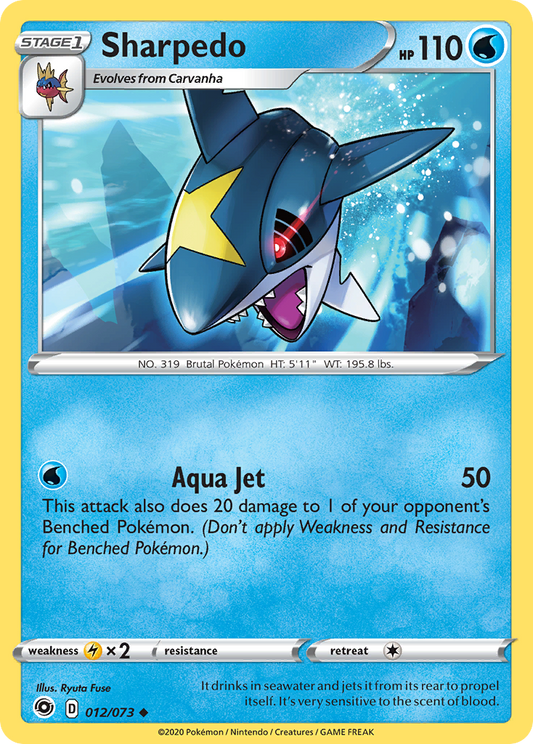 Sharpedo - 12/73 - Champion's Path