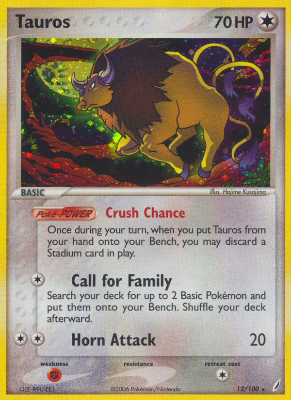 Tauros - 012/100 - Crystal Guardians