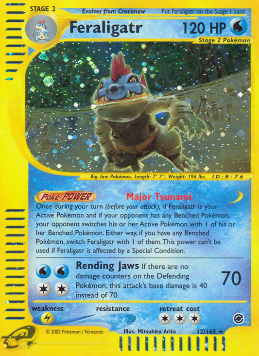 Feraligatr - 012/165 - Expedition Base Set