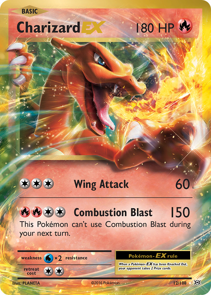 Charizard-EX - 012/108 - Evolutions