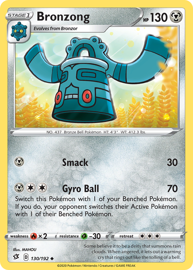 Bronzong - 130/192 - Rebel Clash