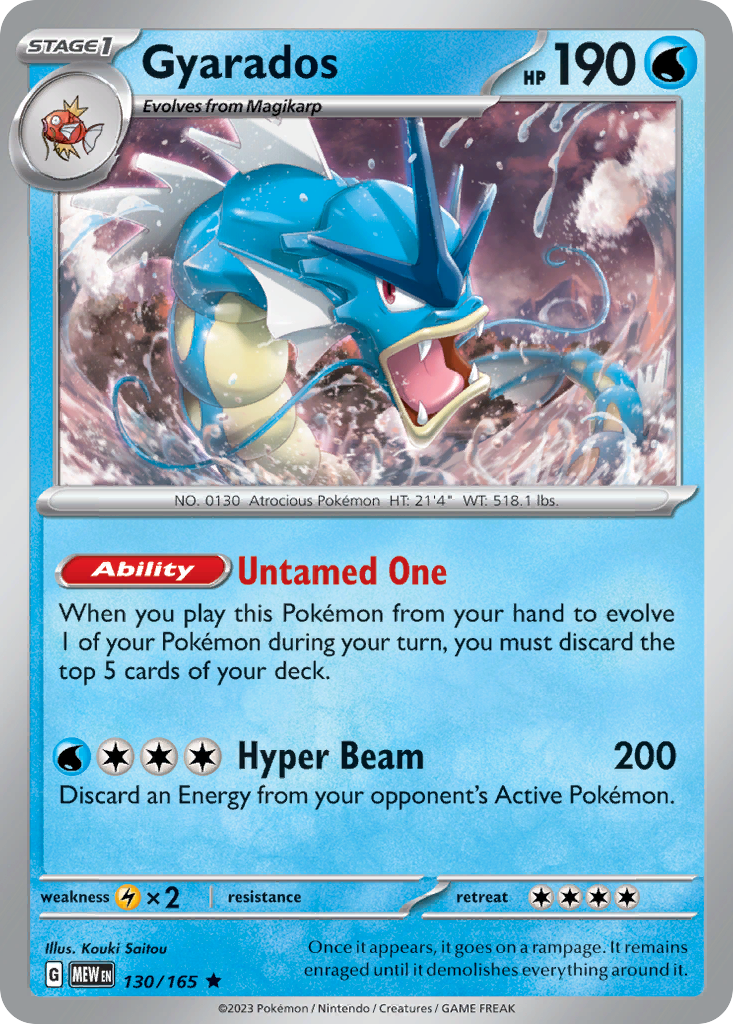 Gyarados - 130/165 - 151