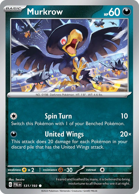 Murkrow - 131/193 - Paldea Evolved