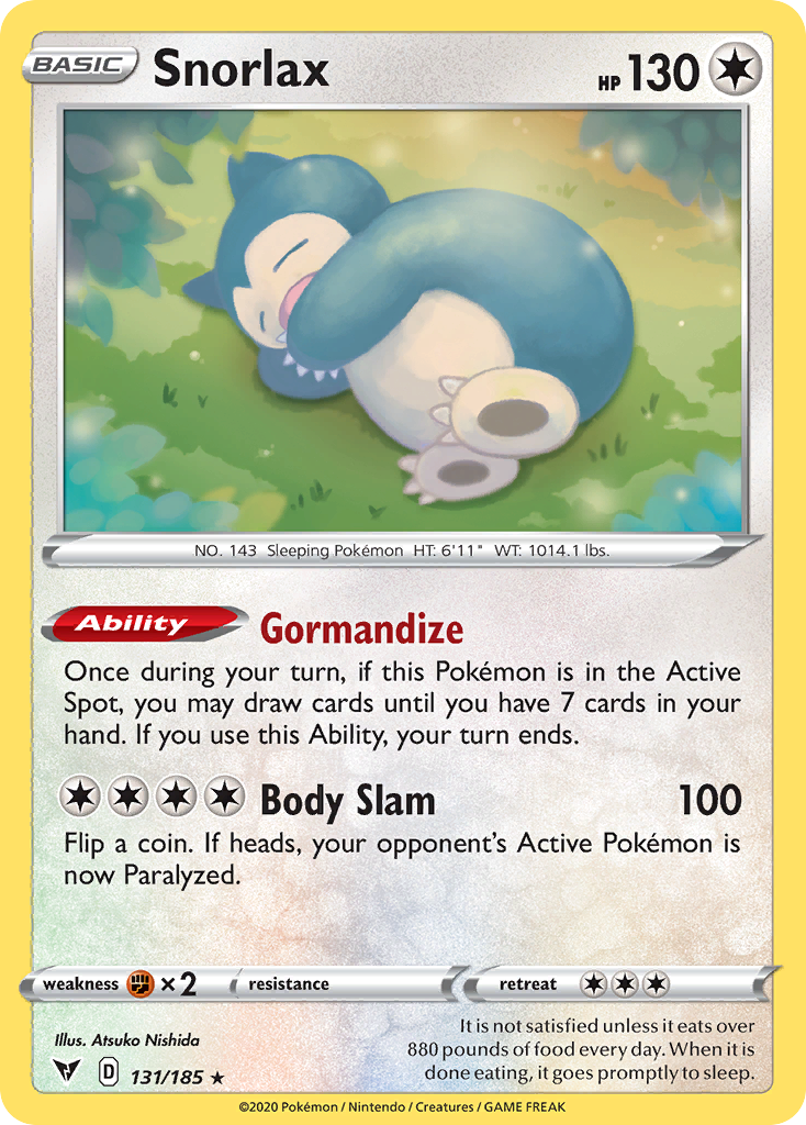 Snorlax - 131/185 - Vivid Voltage