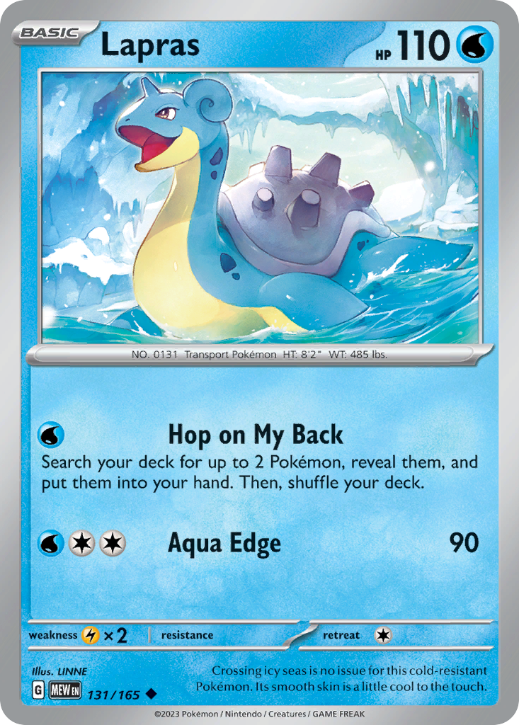 Lapras - 131/165 - 151