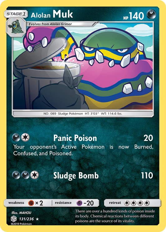 Alolan Muk - 131/236 - Cosmic Eclipse