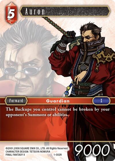 Auron - 1-002R - Rare - Opus I