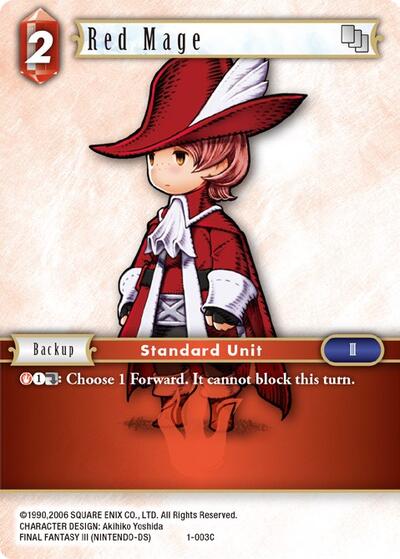 Red Mage (Arc) - 1-003C - Common - Opus I