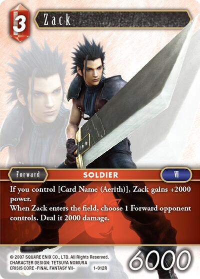 Zack - 1-012R - Rare - Opus I