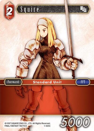Squire (Female Unit) - 1-025C - Common - Opus I