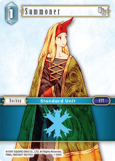 Summoner (Female Unit) - 1-040C - Common - Opus I