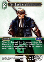 Cid Highwind - 1-073C - Common - Opus I