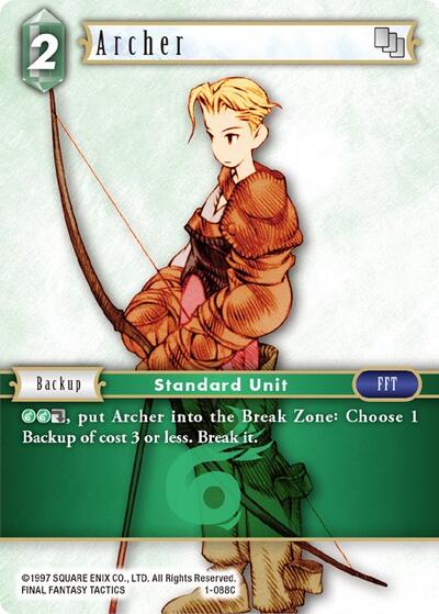 Archer (Male Unit) - 1-088C - Common - Opus I