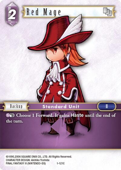 Red Mage (Refia) - 1-121C - Common - Opus I