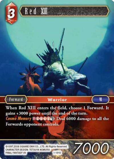 Red XIII - 1-191S - Starter - Opus I