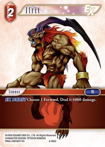 Ifrit EX - 2-002C - Common - Opus II