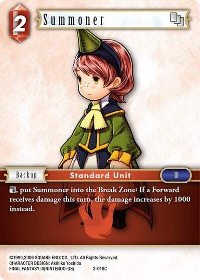 Summoner (Arc) - 2-018C - Common - Opus II